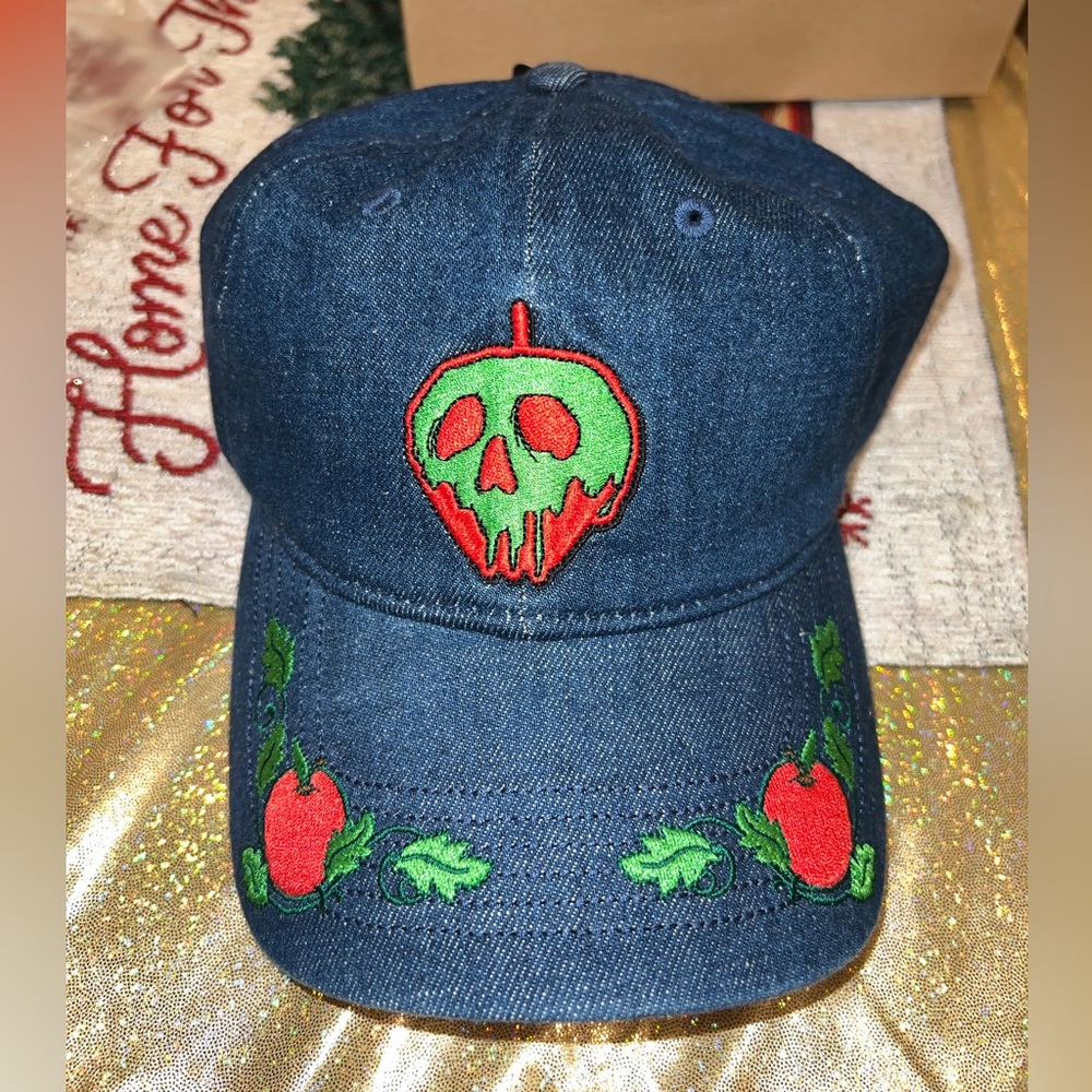 Disney Snow White Evil Queen Apple Denim Cap